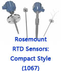 Rosemount RTD Sensors: Compact Style (1067) 