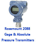 Rosemount 2088 Gage & Absolute Pressure Transmitters