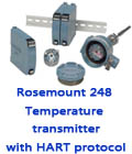 Rosemount 248 Temperature transmitter with HART protocol