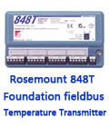 Rosemount 848T Foundation fieldbus Temperature Transmitter