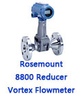 Rosemount 8800 Reducer Vortex Flowmeter 