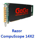 Razor CompuScope 14X2 Razor family of 14-bit multi-channel digitizers