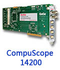 CompuScope 14105 105 MS/s, 14 Bit Waveform Digitizer for PCI Bus