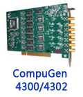 CompuGen 4300/4302 12 Bit, 300 MS/s Analog Output (D/A) Card